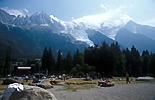 Mont Blanc od skal Gaillands