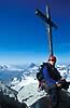 Klárka na vrcholu Weisshorn (4.505 m n.m.)