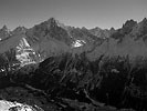 Údolí Chamonix z Brévent