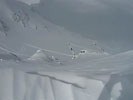 Příkré stoupání na Cima Marmotta (3330 m.) 