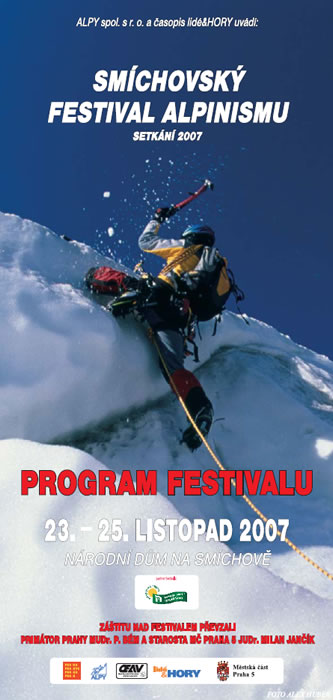 Smíchovský festival alpinismu - program