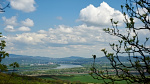 Výhled na Esztergom a Dunaj ze skal 